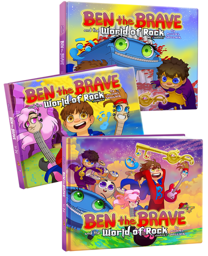 Three-part children's adventure book series